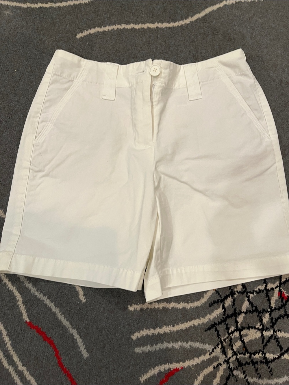 Talbots White Women's Bermuda Shorts